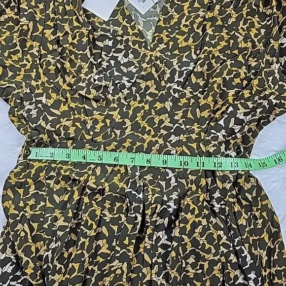 Isabel Marant Étoile Arone Long-Sleeve Abstract-Print Dress Size 34 EU - 2 US‎